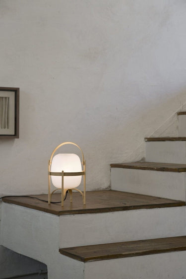 Portable Lantern Glass Table Lamp Type A - LUUGAA