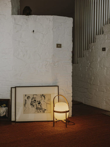 Portable Lantern Glass Table Lamp Type A - LUUGAA