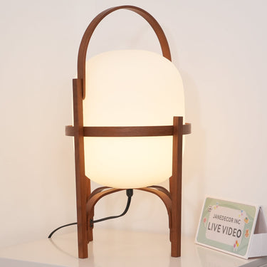 Portable Lantern Glass Table Lamp Type A - LUUGAA