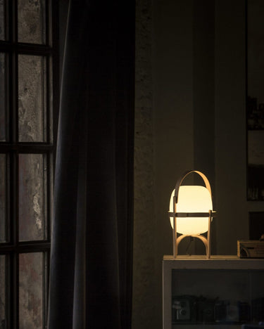Portable Lantern Glass Table Lamp Type A - LUUGAA