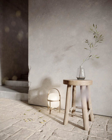 Portable Lantern Glass Table Lamp Type A - LUUGAA
