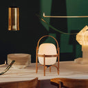 Portable Lantern Glass Table Lamp Type A - LUUGAA
