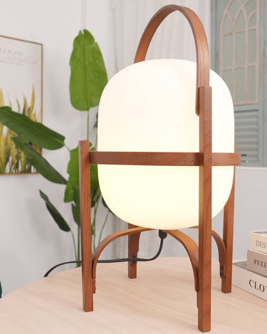 Portable Lantern Glass Table Lamp Type A - LUUGAA