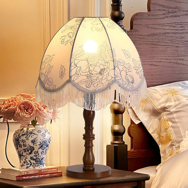 Printed Tassel Table Lamp - LUUGAA