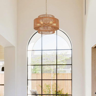 Pure Sky Rattan Woven Pendant Light - LUUGAA