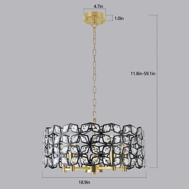 Radiant Reverie Luxury Crystal Chandelier - LUUGAA