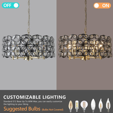 Radiant Reverie Luxury Crystal Chandelier - LUUGAA