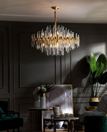 Regal Brass Chandelier - LUUGAA