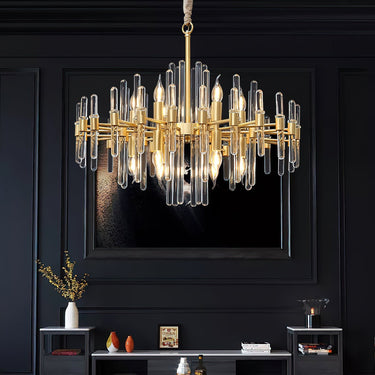 Regal Brass Chandelier - LUUGAA