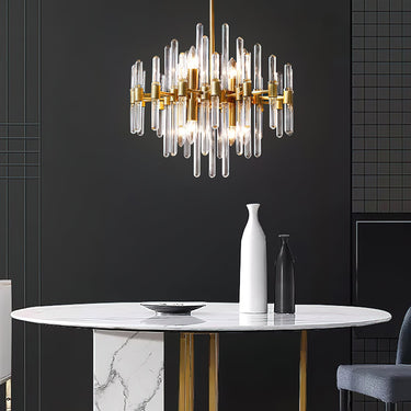 Regal Brass Chandelier - LUUGAA