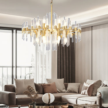 Regal Brass Chandelier - LUUGAA