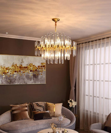 Regal Brass Chandelier - LUUGAA