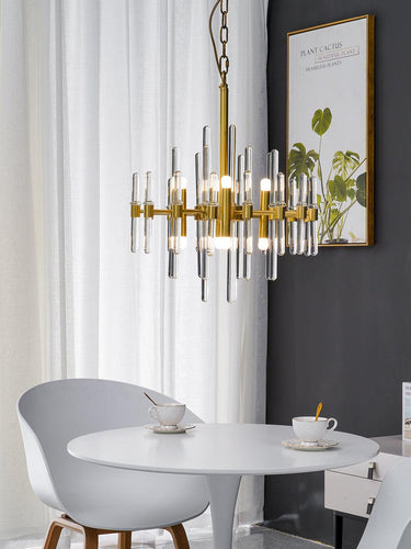 Regal Brass Chandelier - LUUGAA