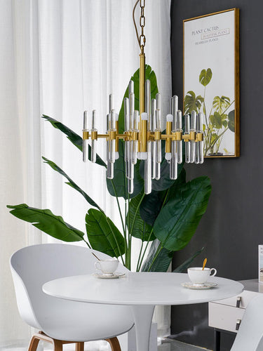 Regal Brass Chandelier - LUUGAA