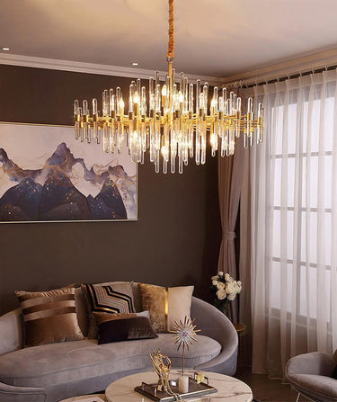 Regal Brass Chandelier - LUUGAA