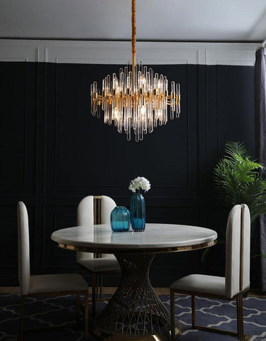 Regal Brass Chandelier - LUUGAA