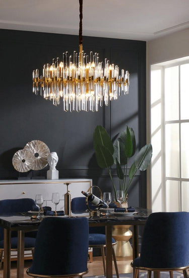 Regal Brass Chandelier - LUUGAA