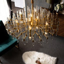 Regal Brass Chandelier - LUUGAA