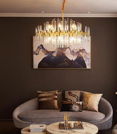 Regal Brass Chandelier - LUUGAA