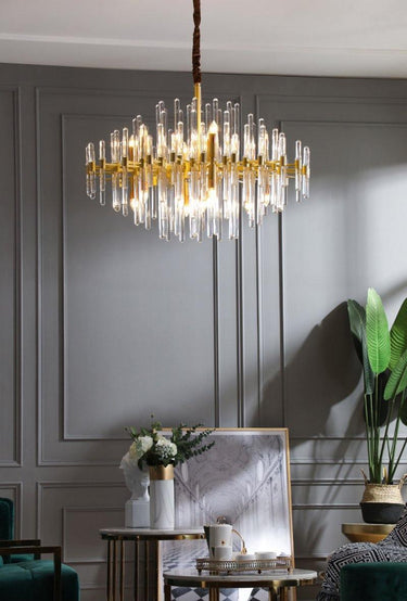 Regal Brass Chandelier - LUUGAA