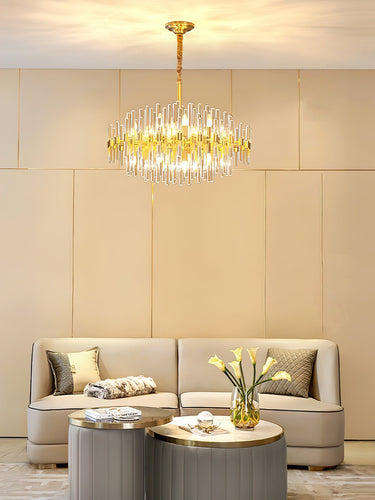 Regal Brass Chandelier - LUUGAA