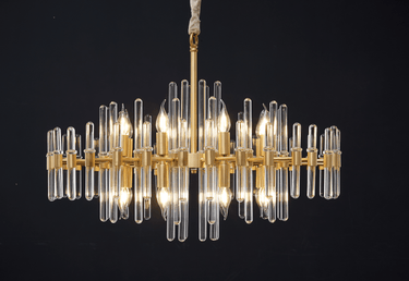 Regal Brass Chandelier - LUUGAA