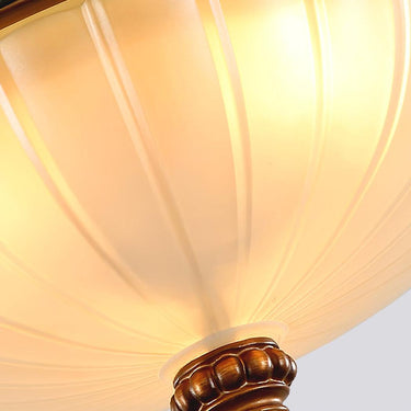 Retro Floral Resin Recessed Ceiling Light - LUUGAA