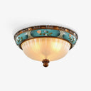 Retro Floral Resin Recessed Ceiling Light - LUUGAA