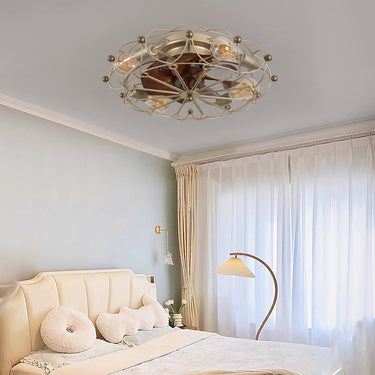 Reynos Embedded Modern Industrial Fan Light - LUUGAA