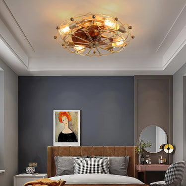 Reynos Embedded Modern Industrial Fan Light - LUUGAA