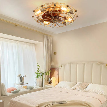 Reynos Embedded Modern Industrial Fan Light - LUUGAA
