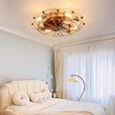 Reynos Embedded Modern Industrial Fan Light - LUUGAA