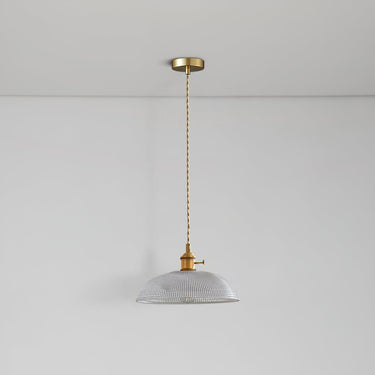 Ribbed Spiral Pendant Light - LUUGAA
