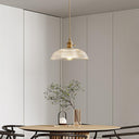 Ribbed Spiral Pendant Light - LUUGAA