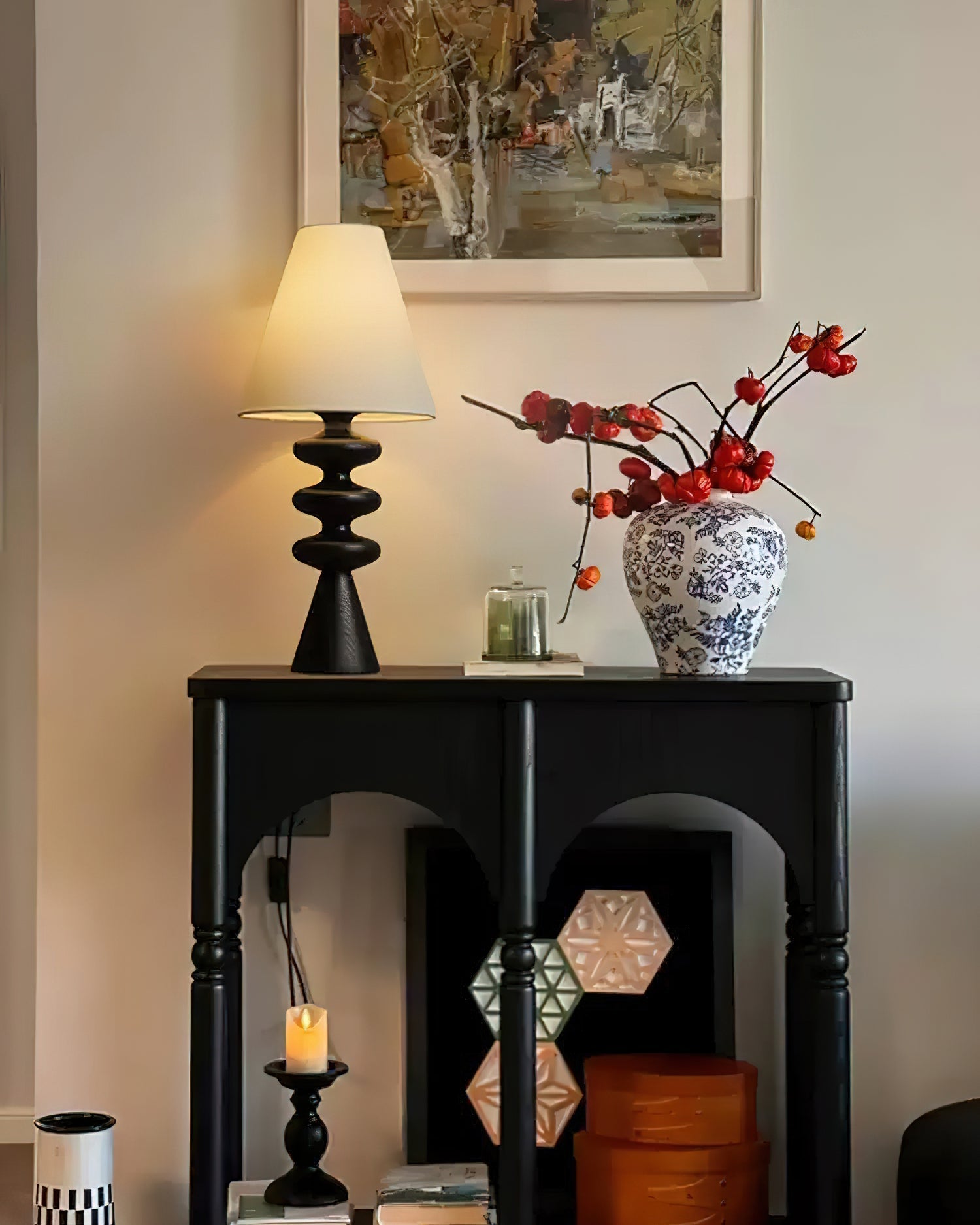 LUUGAA Ripple Wood natural dynamic water ripple table lamp, unique ...