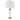 Selia Clarity Glass Cylinder Table Lamp - LUUGAA