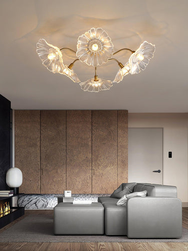 Seron Glass Ceiling Lamp - LUUGAA