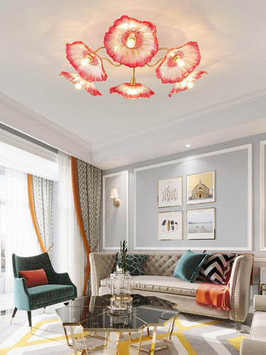 Seron Glass Ceiling Lamp - LUUGAA