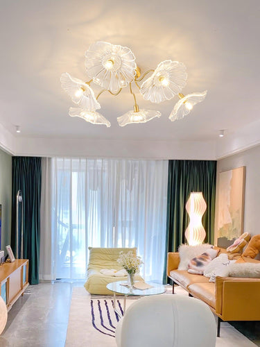 Seron Glass Ceiling Lamp - LUUGAA