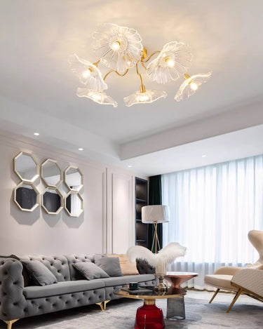 Seron Glass Ceiling Lamp - LUUGAA