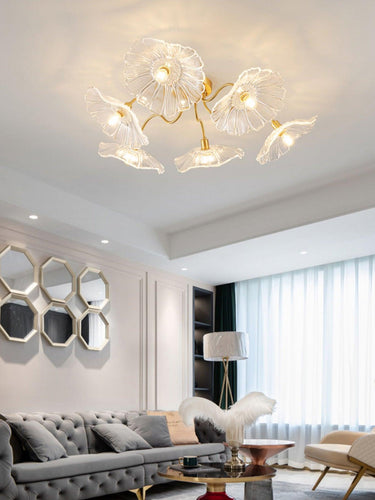Seron Glass Ceiling Lamp - LUUGAA