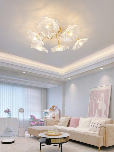 Seron Glass Ceiling Lamp - LUUGAA