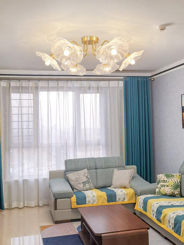 Seron Glass Ceiling Lamp - LUUGAA