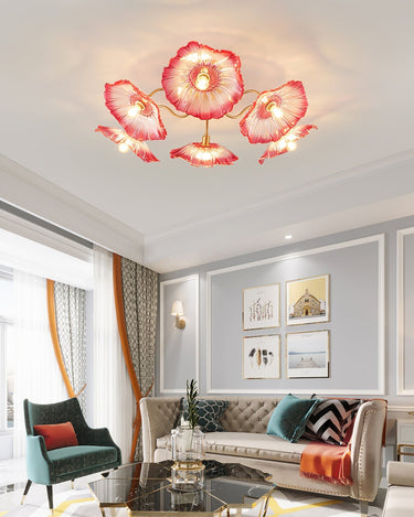 Seron Glass Ceiling Lamp - LUUGAA