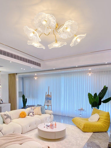 Seron Glass Ceiling Lamp - LUUGAA