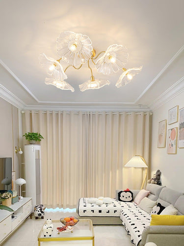 Seron Glass Ceiling Lamp - LUUGAA