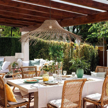 Shadow Blessing Rattan Woven Pendant Light - LUUGAA