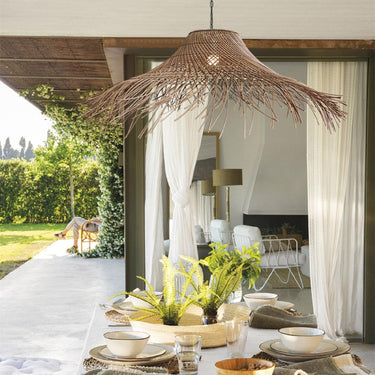 Shadow Blessing Rattan Woven Pendant Light - LUUGAA