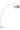 Silver Arc Metal Floor Lamp - LUUGAA