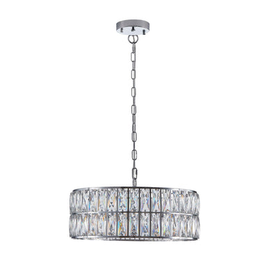 Silver Radiance Drum Chandelier - LUUGAA
